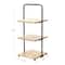 Hello Honey® 24'' Black Modern Decorative Tray with 3 shelves